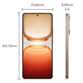 vivo Iqoo z10 turbo pro side view gold7